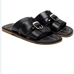 Free People Sloan Bucket Sandal Black size 8 NIB